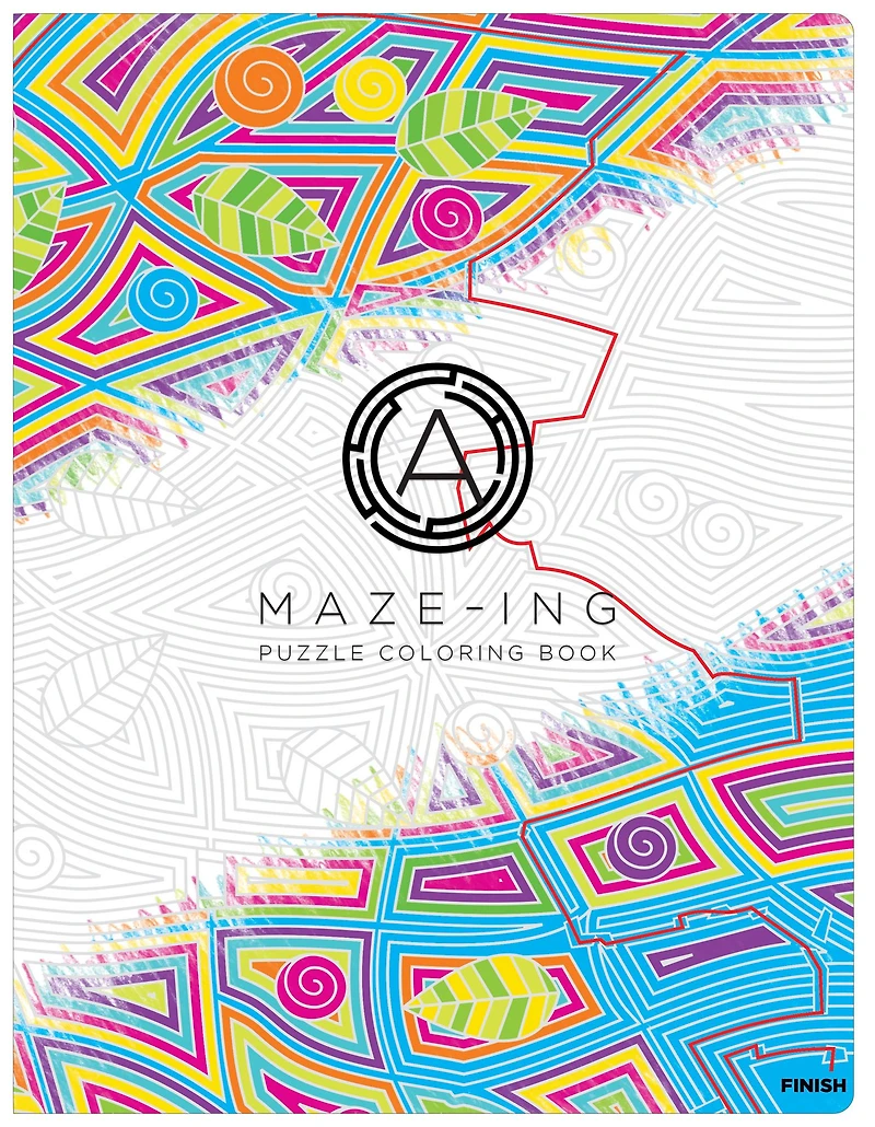 A-Maze-ing Puzzle & Coloring Book