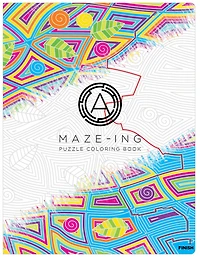 A-Maze-ing Puzzle & Coloring Book