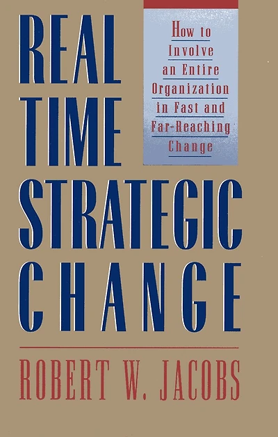 Real Time Strategic Change: How to Involve an Entire Organization in Fast and Far-Reaching Change