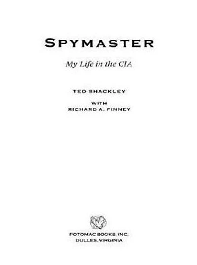 Spymaster: My Life the CIA