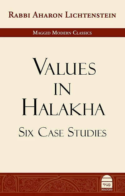 Values Halakha: Six Case Studies