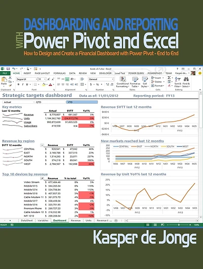 Dashboarding and Reporting with Power Pivot and Excel: How to Design and Create a Financial Dashboard with PowerPivot - End to End