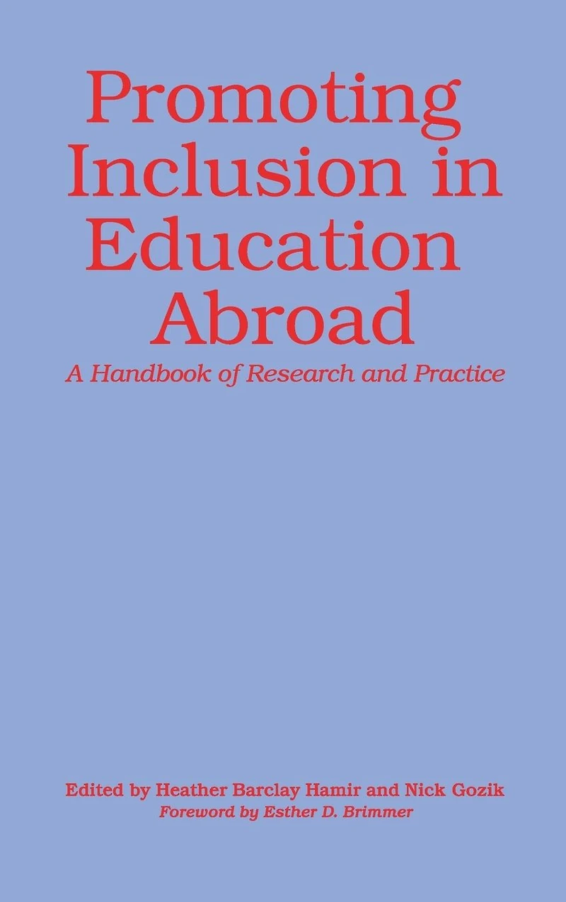 Promoting Inclusion Education Abroad: A Handbook of Research and Practice