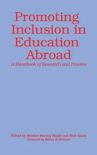 Promoting Inclusion Education Abroad: A Handbook of Research and Practice