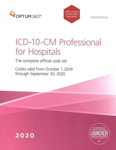 ICD-10-CM Professional for Hospitals with Guidelines 2020