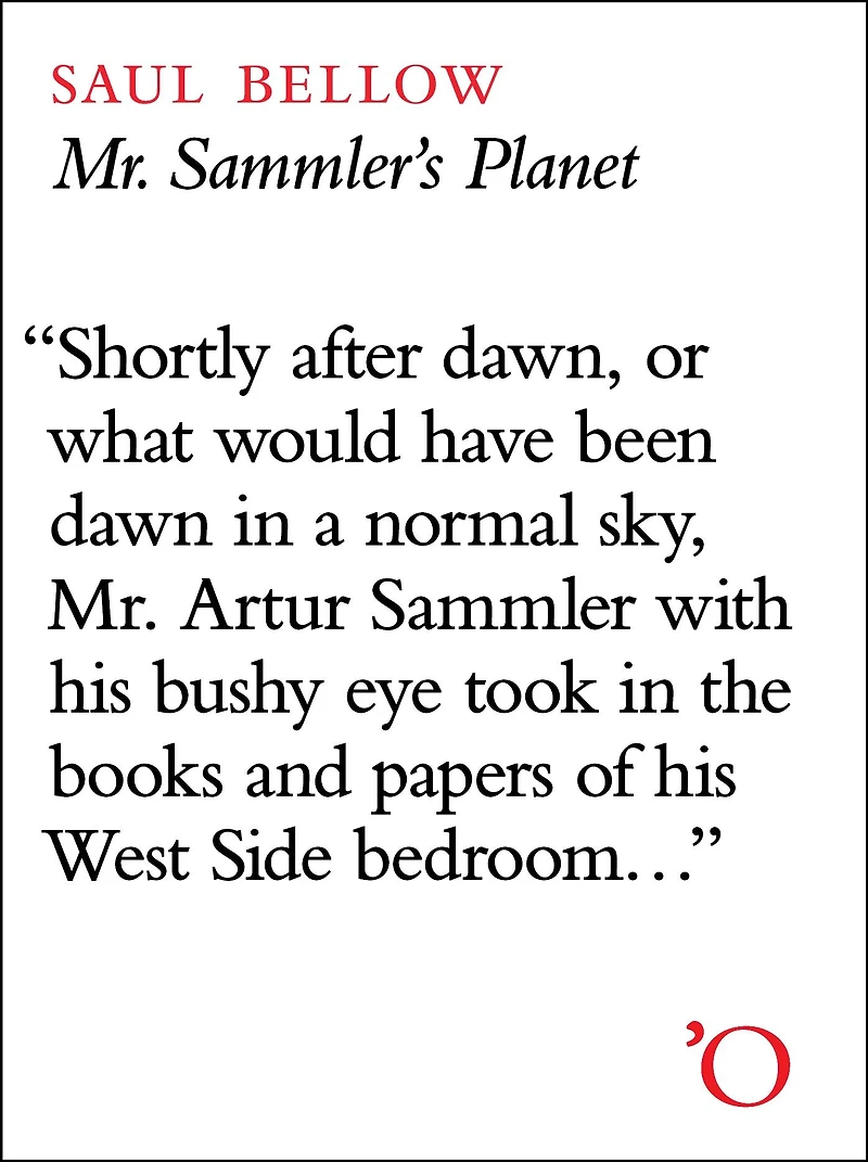 Mr. Sammler's Planet (National Book Award Winner)
