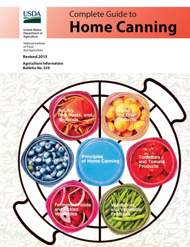 Complete Guide to Home Canning: Canning Principles, Basic Ingredients, Syrups, Fruit, Tomatoes, Vegetables, Meat and Seafood, Pickles and Relishes, Jams and Jellies