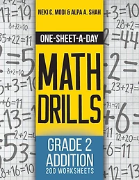 One-Sheet-A-Day Math Drills: Grade Addition