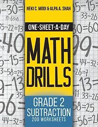 One-Sheet-A-Day Math Drills: Grade Subtraction