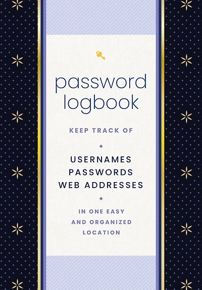 Password Logbook (Hip Floral): Keep Track of Usernames, Passwords, Web Addresses in One Easy and Organized Location