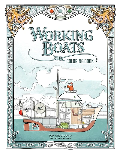 Working Boats Coloring Book (Coloring Books for Kids Ages 8-12)