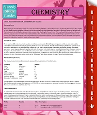 Chemistry (Speedy Study Guides)