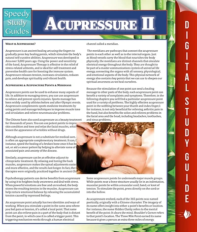 Acupressure II