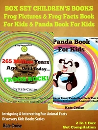 Box Set Children's Books: Frog Pictures & Frog Facts Book For Kids & Panda Book For Kids - Intriguing & Interesting Fun Animal Facts: 2 In 1 Box Set Animal Kid Books: Discovery Kids Books & Rhyming Books For Children
