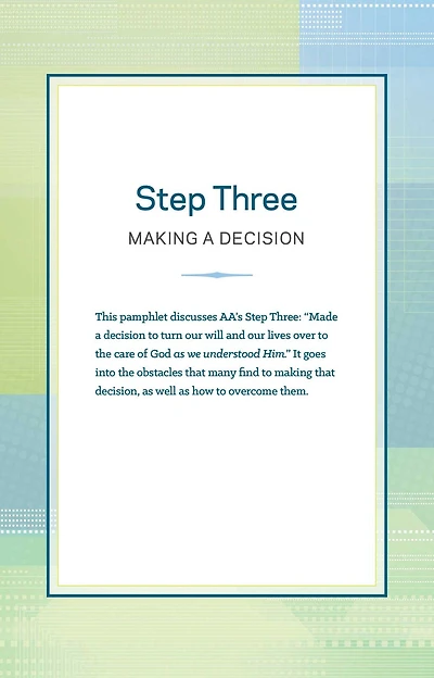 Step Three: Making a Decision