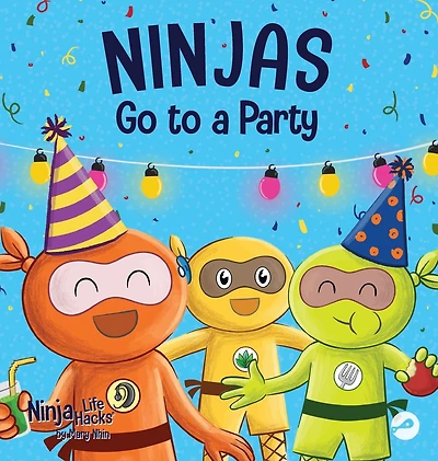 Ninjas Go to A Party: Rhyming Children's Book About Parties and Practicing Inclusion