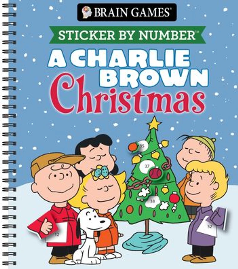 Sticker By Number Charlie Brown Christmas