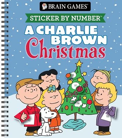 Sticker By Number Charlie Brown Christmas