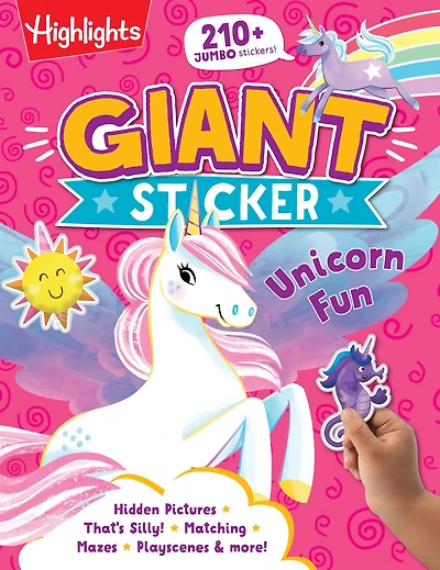 Giant Sticker Unicorn Fun