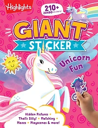 Giant Sticker Unicorn Fun