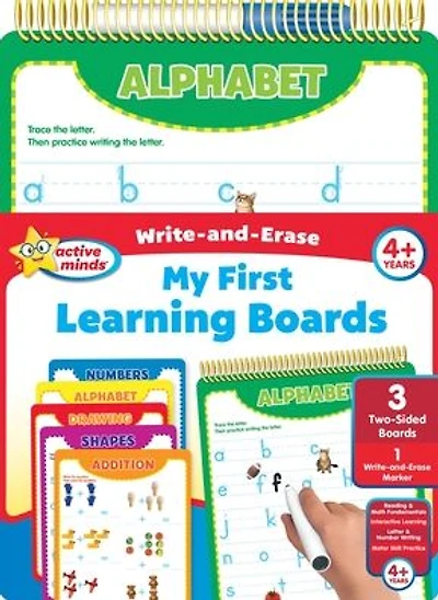 Active Minds Write-and-Erase My First Learning Boards