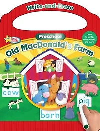 Active Minds Write-and-Erase Preschool Old MacDonald's Farm