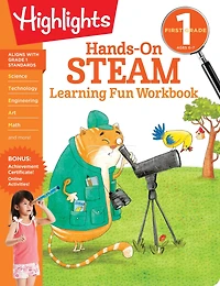 First Grade Hands-On STEAM Learning Fun Workbook