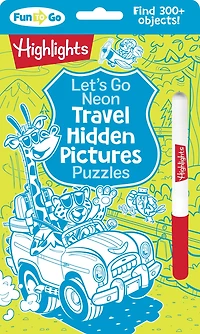 Let's Go Neon Travel Hidden Pictures Puzzles