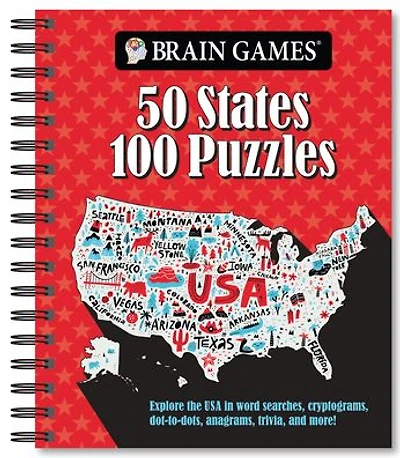 Brain Games 50 States 100 Puzzles