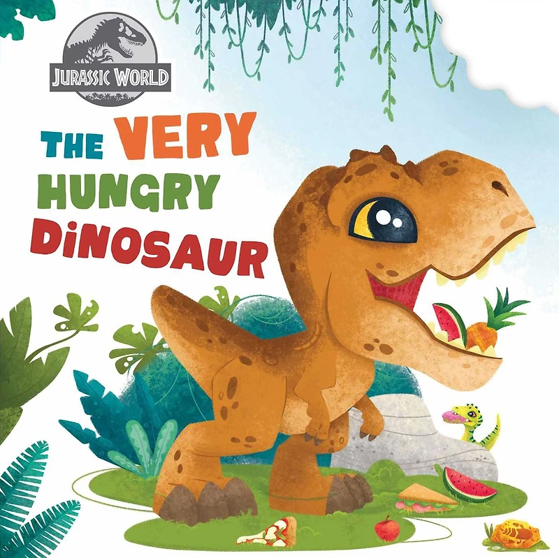 Jurassic World: The Very Hungry Dinosaur: (Concepts Board Books for Kids, Educational PlayPop)