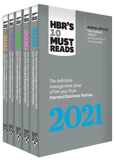 5 Years of Must Reads from HBR: 2021 Edition (5 Books)