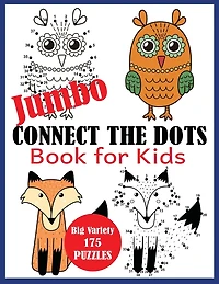 Jumbo Connect the Dots Book for Kids: Big Variety 175 Puzzles