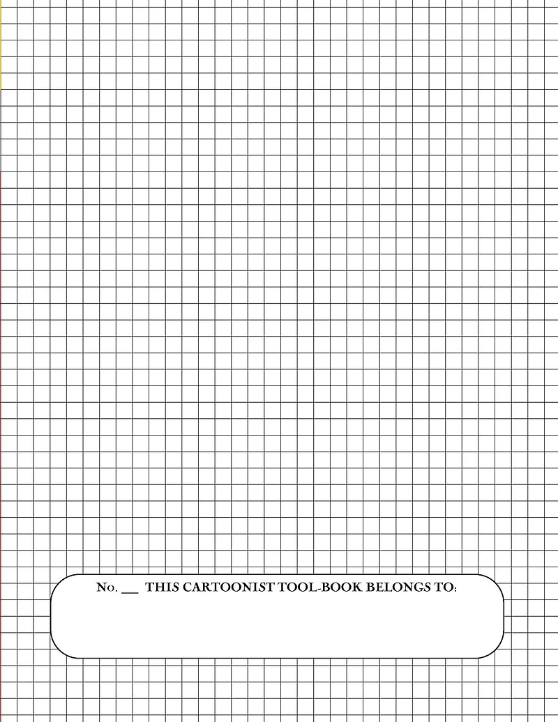 Cartoonist Tool-Book: 50 Guide Templates for Comic-Book Pencils