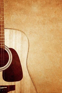 Blank Guitar Sheet Music - Acoustic Design: Tablature Notebook