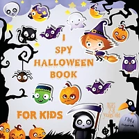 I Spy Halloween Book for Kids Ages 2-8
