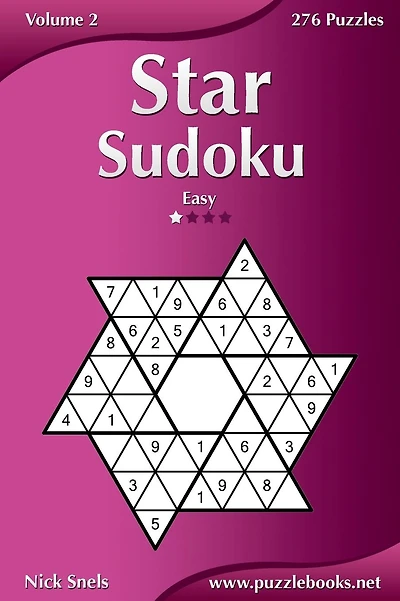 Star Sudoku - Easy - Volume 2 - 276 Logic Puzzles