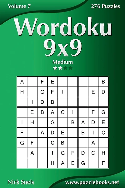 Wordoku 9x9 - Medium - Volume 7 - 276 Logic Puzzles