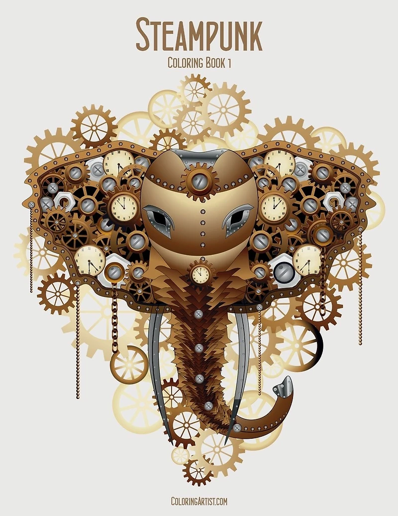 Steampunk Coloring Book 1