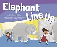 Elephants Line Up