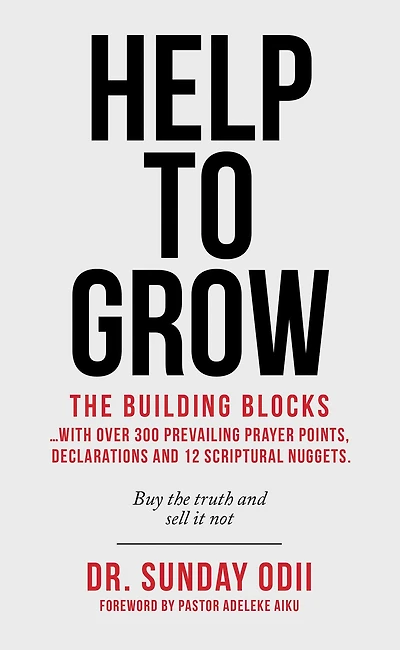 Help to Grow: The Building Blocks.With over 300 Prevailing Prayer Points, Declarations and 12 Scriptural Nuggets.