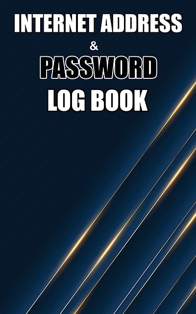 Internet Address & Password Logbook