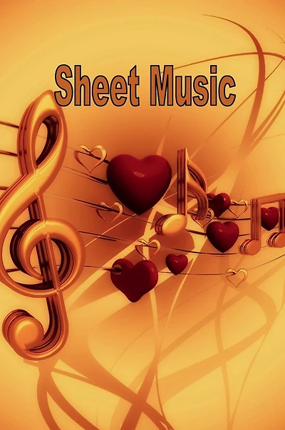 Blank Sheet Music Notebook - I Love Music: Composition Manuscript Staff Paper Musicians