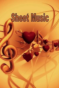 Blank Sheet Music Notebook - I Love Music: Composition Manuscript Staff Paper Musicians
