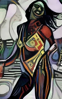 Happy Women at the Beach Picasso Inspired Art Lined Journal: 6" x 9 " Blank Writing Notebook - Gift Ideas for Creatives and Art Lovers