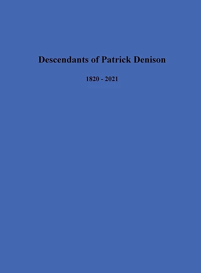 Descendants of Patrick Denison