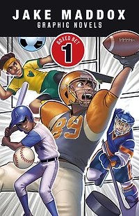 Jake Maddox Graphic Novels Boxed Set 1: Comeback Catcher, Daydream Receiver, Home Ice Rivals, Soccer Superstar