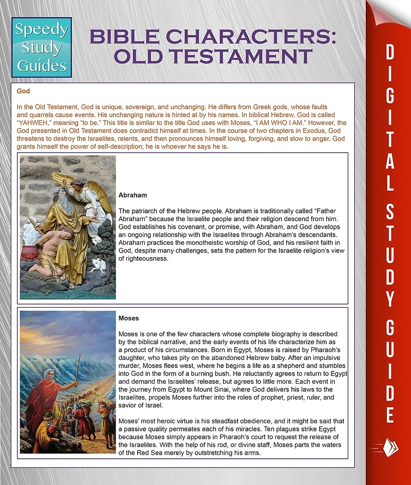 Bible Characters: Old Testament (Speedy Study Guides)