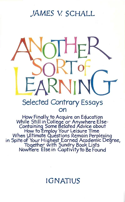 Another Sort of Learning