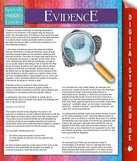 Evidence (Speedy Study Guides)