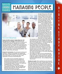 Managing People (Speedy Study Guides)